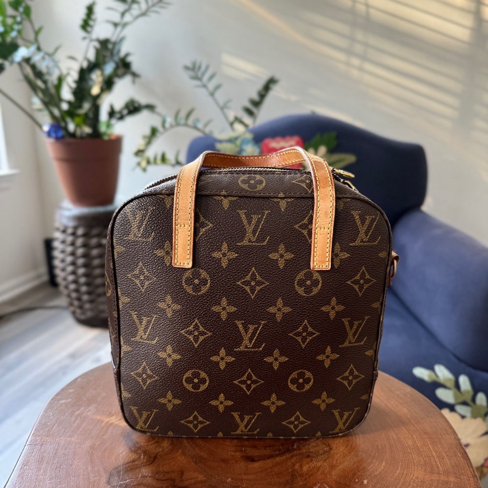 SOLD Louis Vuitton LV Hand Bag  Spontini Brown Monogram - Picture 4 of 16